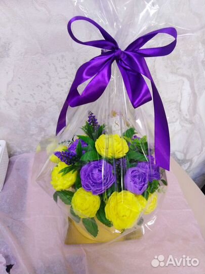 Букеты из мыла ручной работы