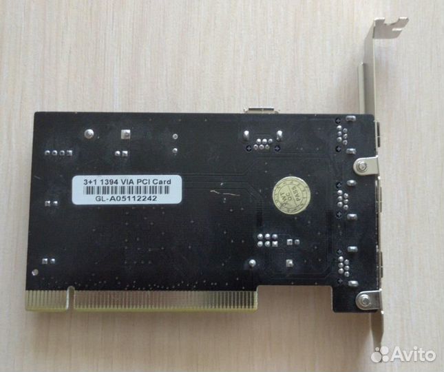 Контроллеры PCI to 4FireWire & 2COM