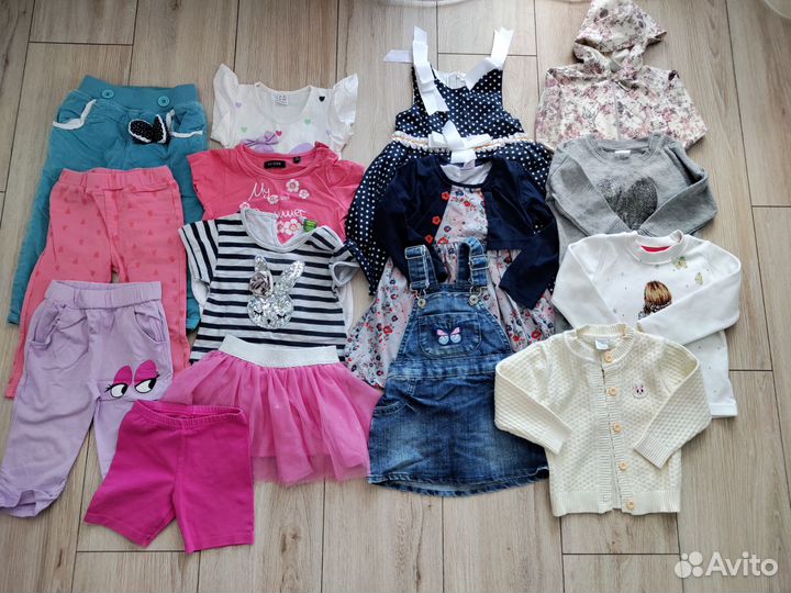 Вещи на девочку 80 пакетом + куртка