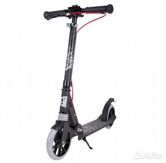 Самокат тт Delta black-grey 1/4