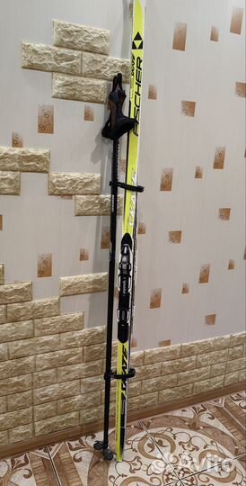 Лыжи беговые fisher 182 (комплект)