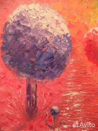 Картина 60х60, масло, холст