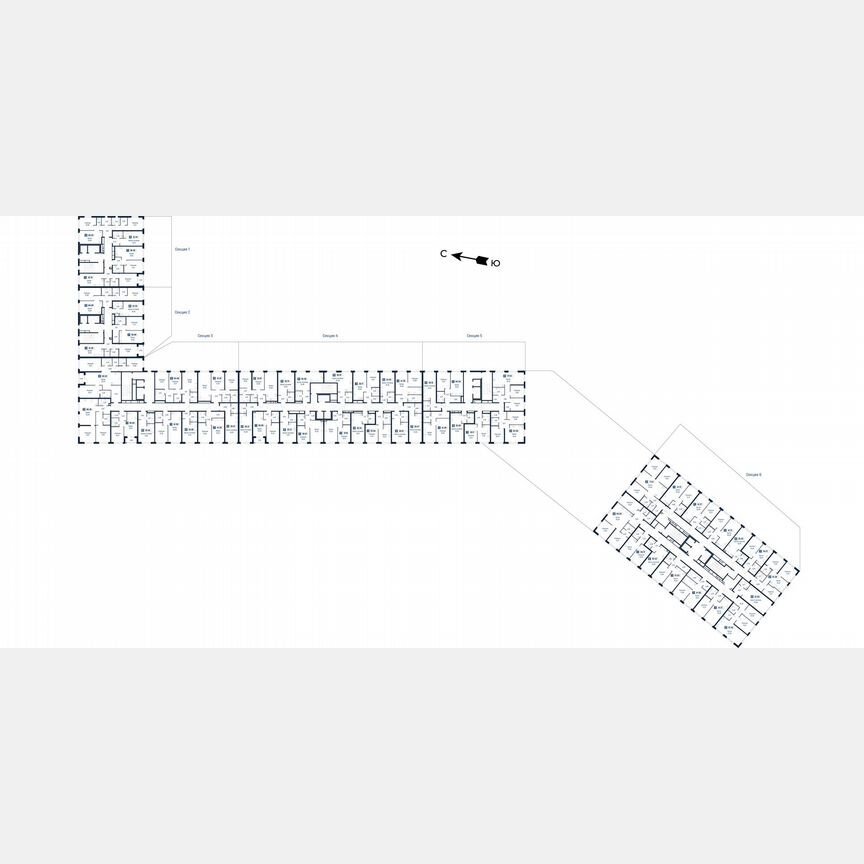 2-к. квартира, 61,6 м², 2/18 эт.