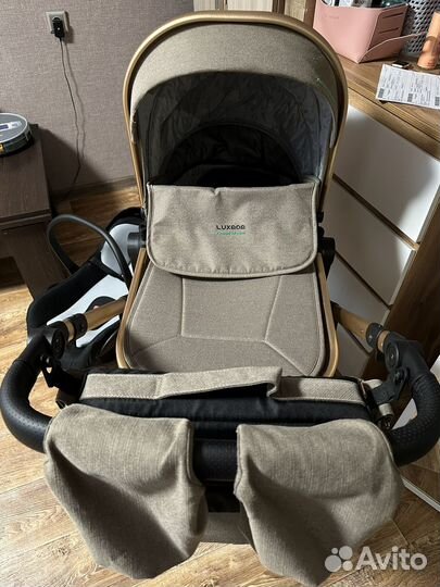 Коляска luxmom 3 в 1 601a трансформер