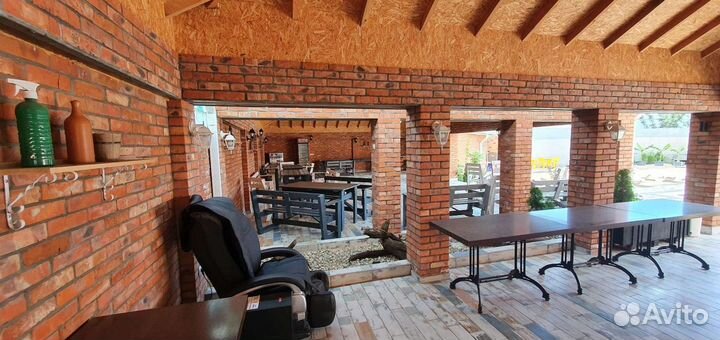 База отдыха Теплым бассейном, беседки, коттеджи