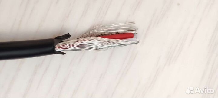 Аудиокабель экранированный jack 3.5 х 2 RCA