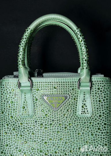 Сумка prada crystal vintage / сияющая сумочка