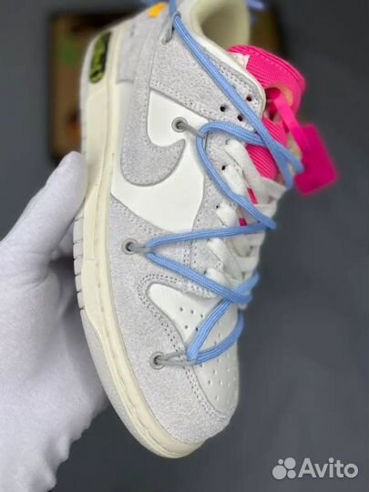 Кроссовки Nike dunk low off white