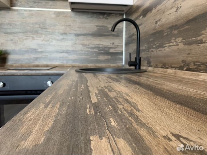 Кухня в студию с барной стойкой ксп:39549