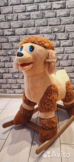 Детская качалка собачка