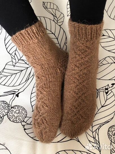Вязаные носки (верблюжья шерсть)
