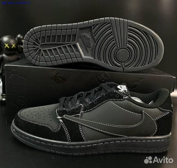 Кроссовки Nike Air Jordan 1 Low Travis Scott (Арт.65351)