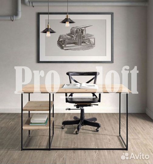 Стол письменный лофт