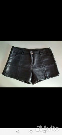 Кожаные шорты