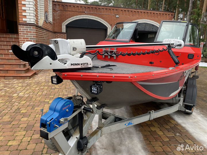 Волжанка FishPro Х5 + Mercury 100 XL ProXS + мзса