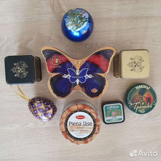 Банки/коробки СССР /Европа/Китай/Россия