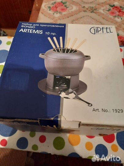 Набор для фондю gipfel чугун