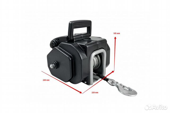 Лебедка электрическая autotrac LiteCruiser NEW, на