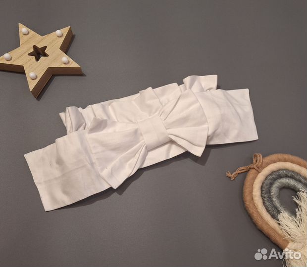 Бант на конверт на выписку из роддома