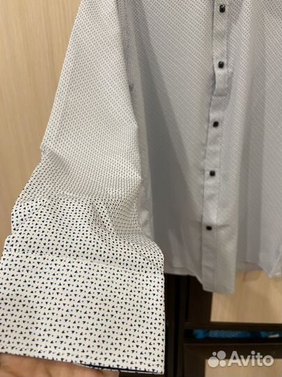 Новая рубашка для мальчика на кнопках школьная