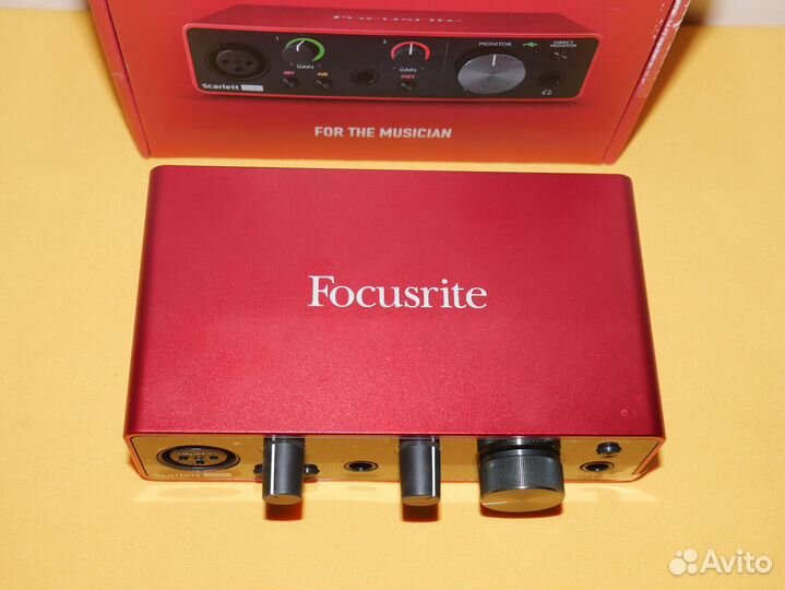 Focusrite Scarlett Solo 3rd Gen Звуковая Карта