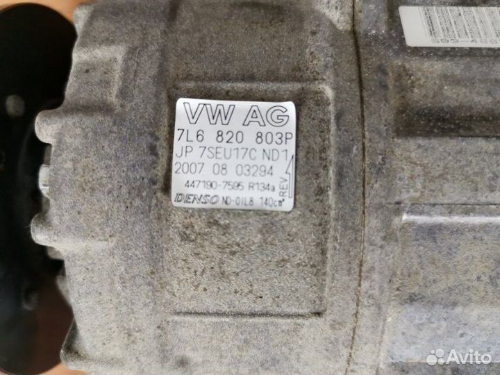 Компрессор кондиционера Vw Touareg 7L 3.6FSI 2009