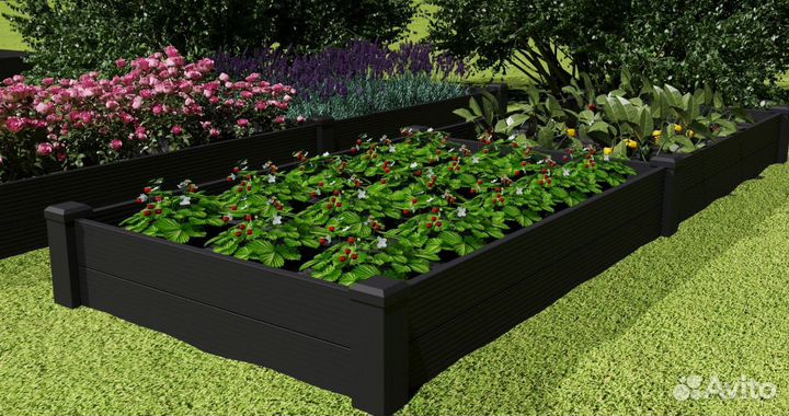 Грядки из алюминиевого профиля