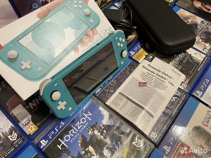 Nintendo Switch lite Kefir 128Gb + 50 Игр