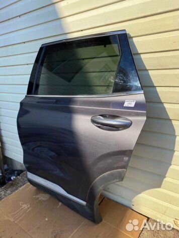 Дверь задняя левая hyundai santa FE 4