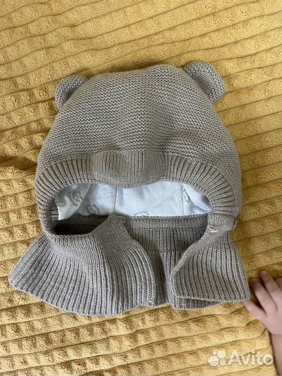 Зимняя шапка шлем 46-48