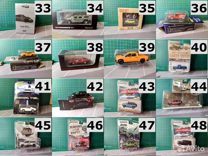 Коллекционные модели в масштабе 1:64