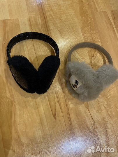 Меховые наушники для девочек
