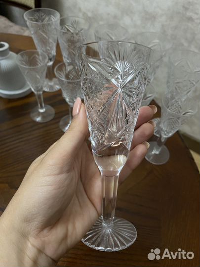 Хрустальные фужеры