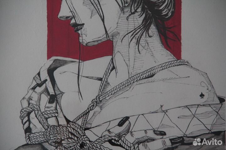 Картина «Шибари» 30х40см