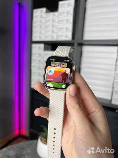 Часы Apple Watch 9 (Оригинальная коробка) Серебро