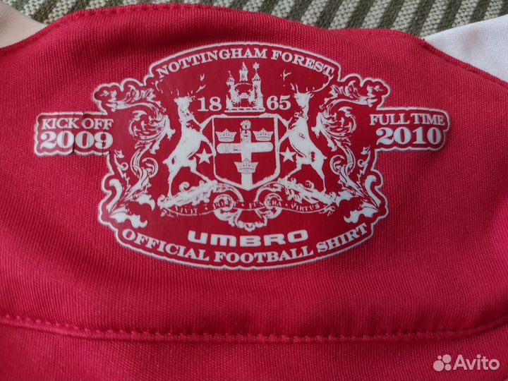 Футболка FC Nottingham Forest 09/10 L футбольная