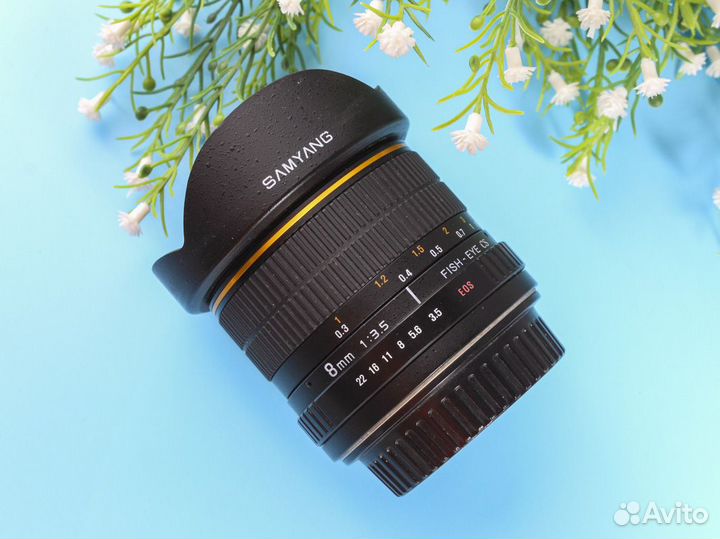 Объектив Samyang 8mm f3.5 FishEye (для Canon)
