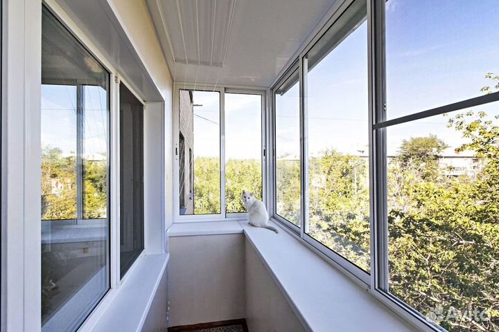 Остекление балконов / Лоджий