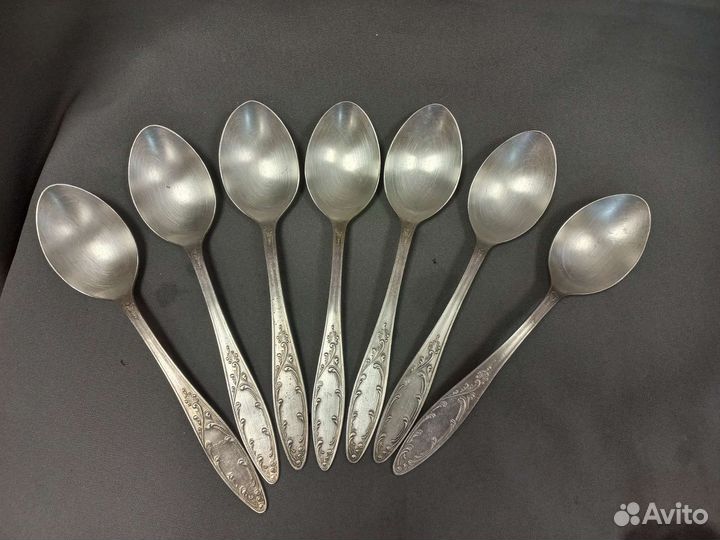 Столовые Десертные ложки Мельхиор СССР