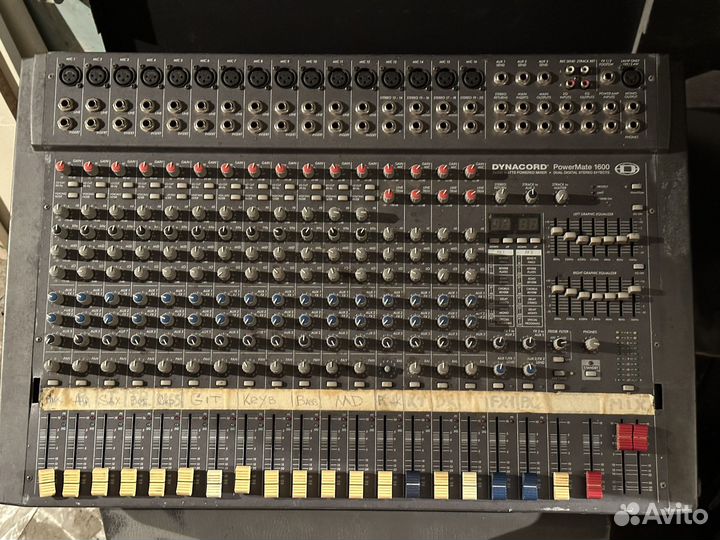 Микшерный пульт dynacord powermate 1600-1