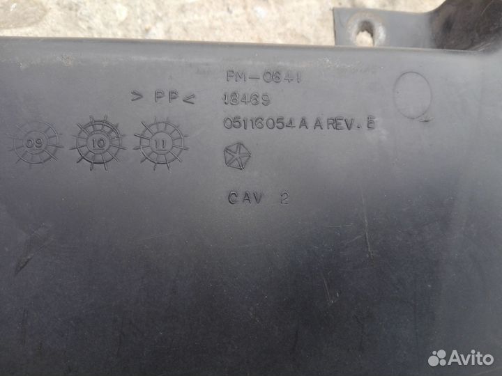 5116054AA Chrysler Спойлер переднего бампера