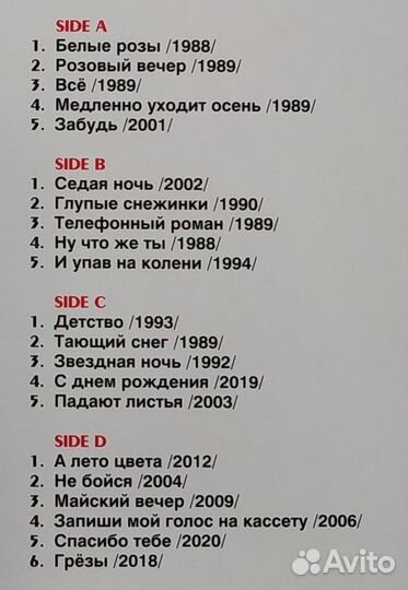 В наличии. Юрий Шатунов - Лучшие песни (2023) 2LP