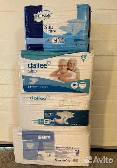 Памперсы для взрослых размер 2, 3