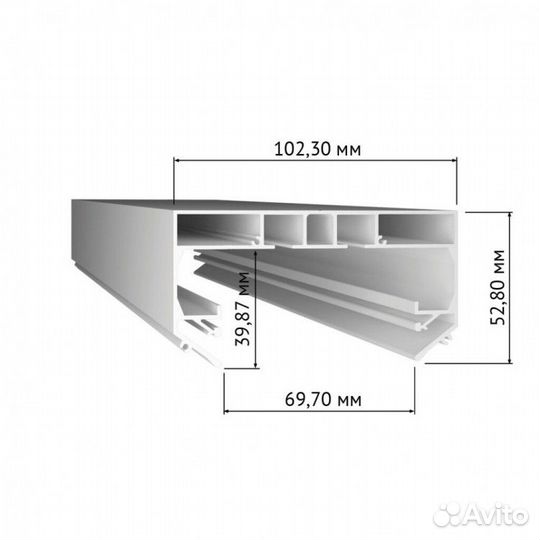 Карнизы для натяжного потолка