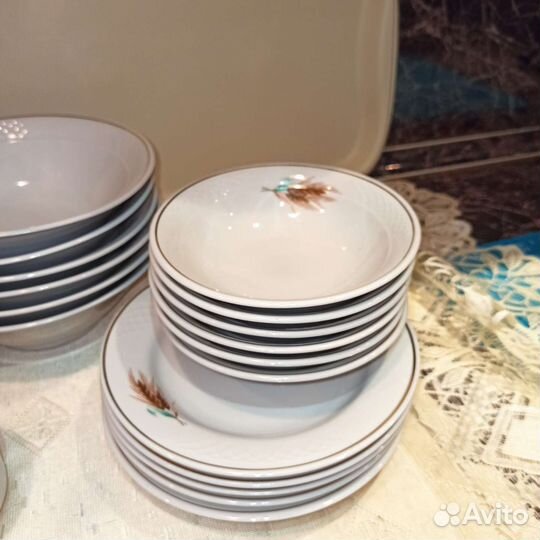 Столовый сервиз фарфор СССР