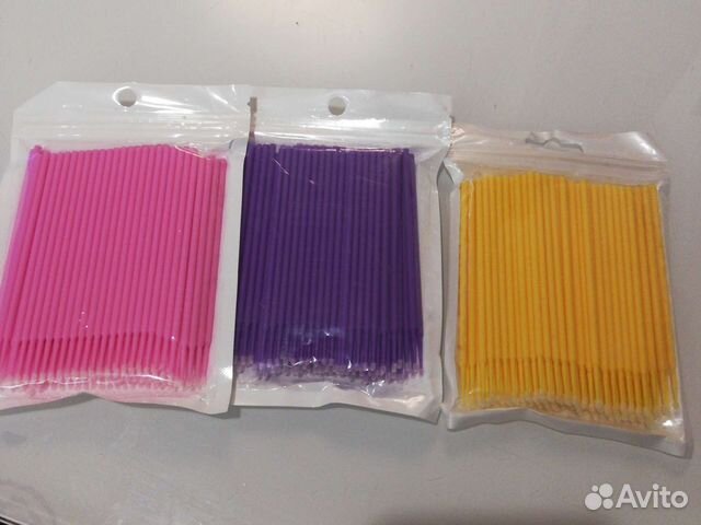 Ватные палочки, для наращивания ресниц. Дкж