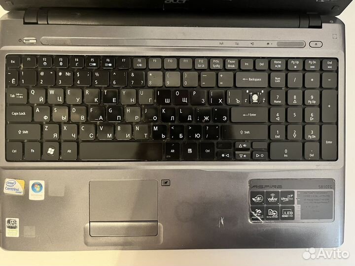 Ноутбук Acer Aspire 5810TG