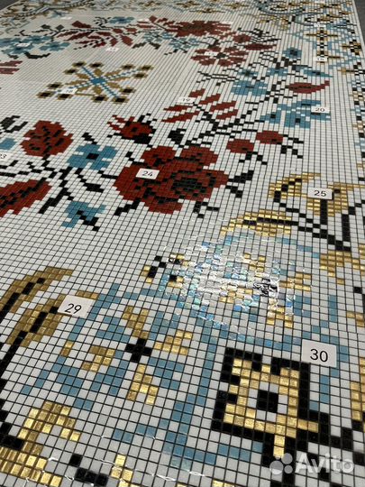 Ковер из мозаики