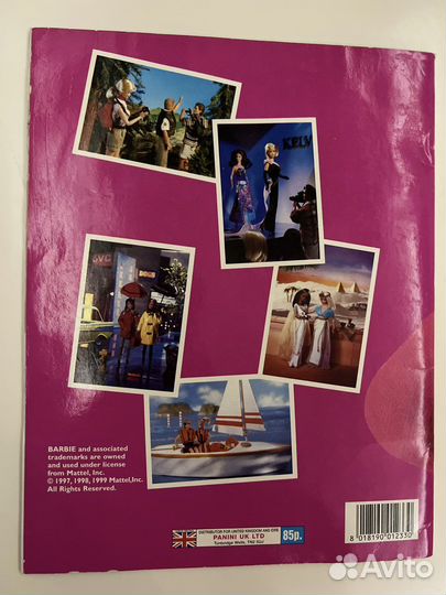 Журнал для наклеек барби Barbie Panini