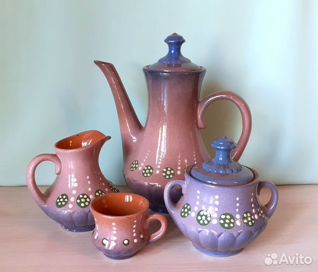 Керамика Крынка Кувшин Штоф Сервиз Винтаж